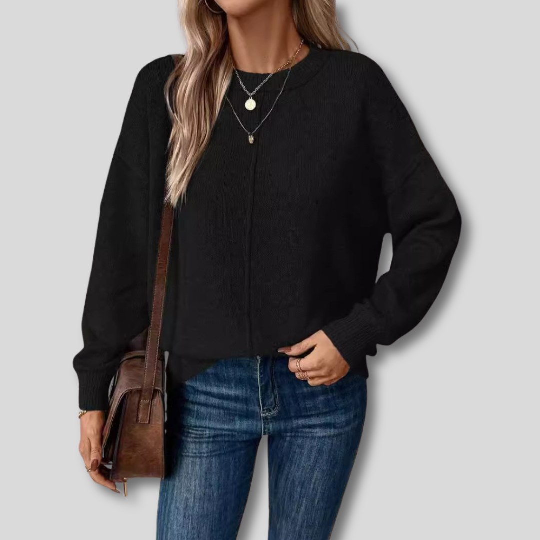 Elin⹠- Mjuk Tröja med Tidlös Stil