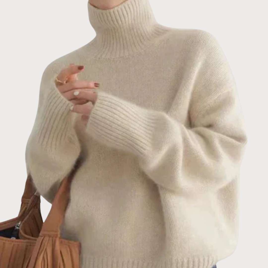 Amaya | Luxe Cashmere Turtleneck Sweater