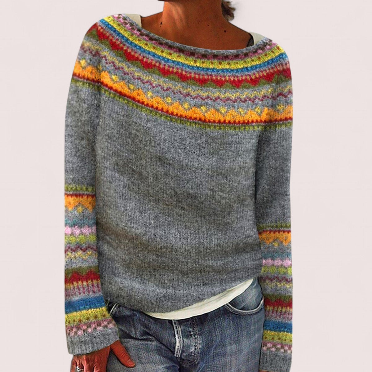 Caroline™ |  RETRO VINTERTRÖJA