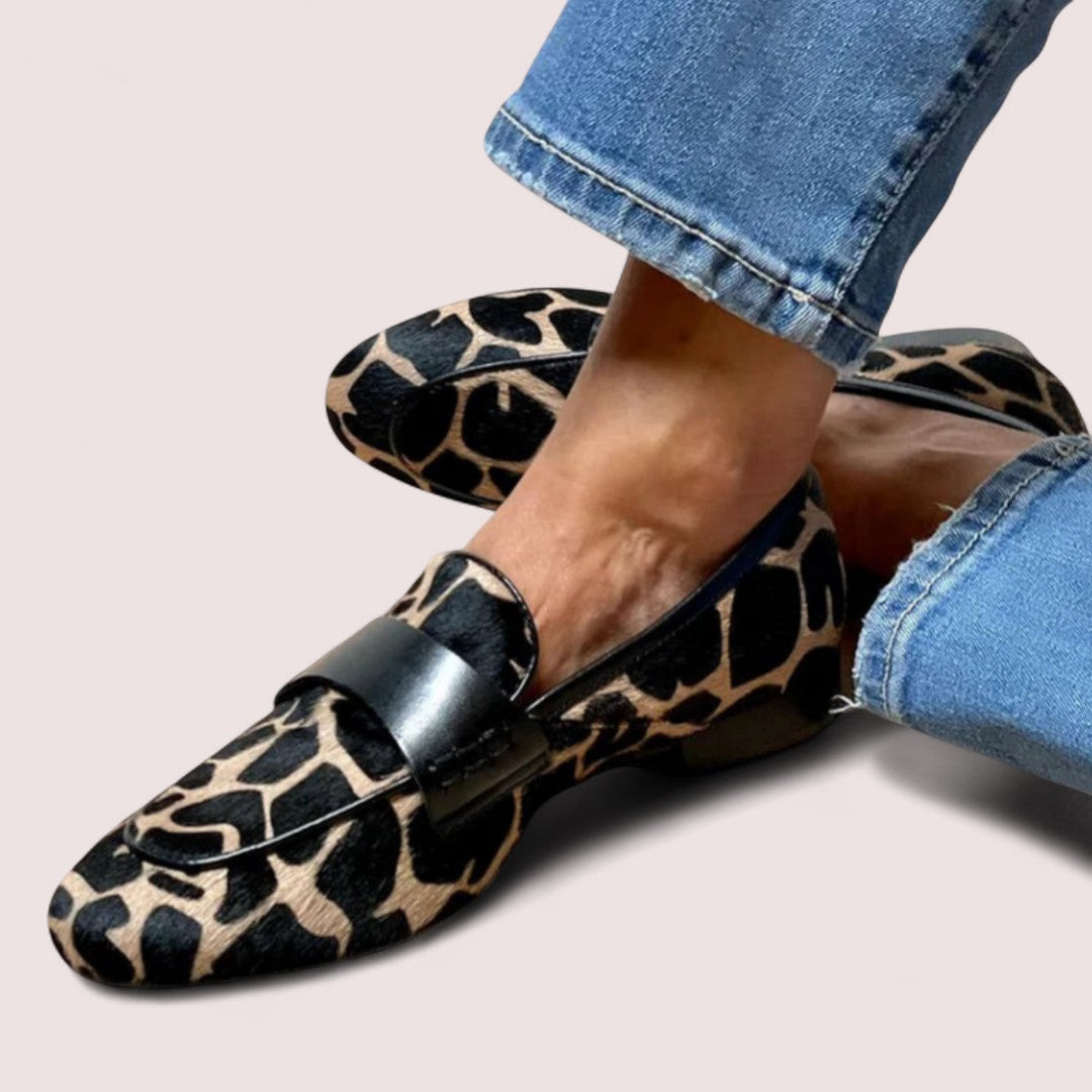 CIVILON Stockholm™ | Loafers med djurmönster