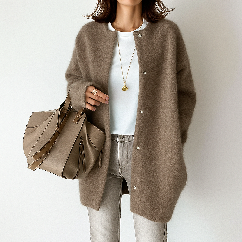 Sila | Elegant Cardigan med Klassisk Design