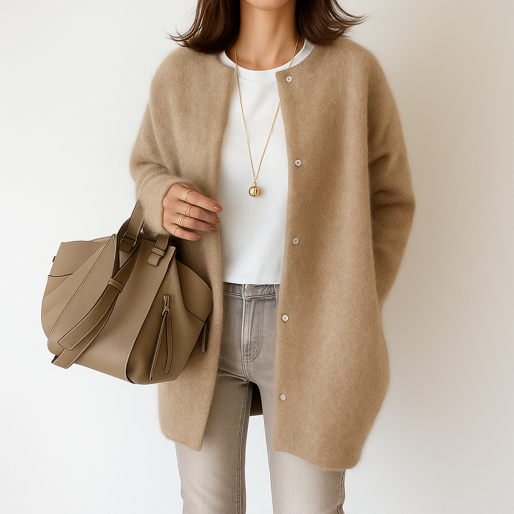 Sila | Elegant Cardigan med Klassisk Design