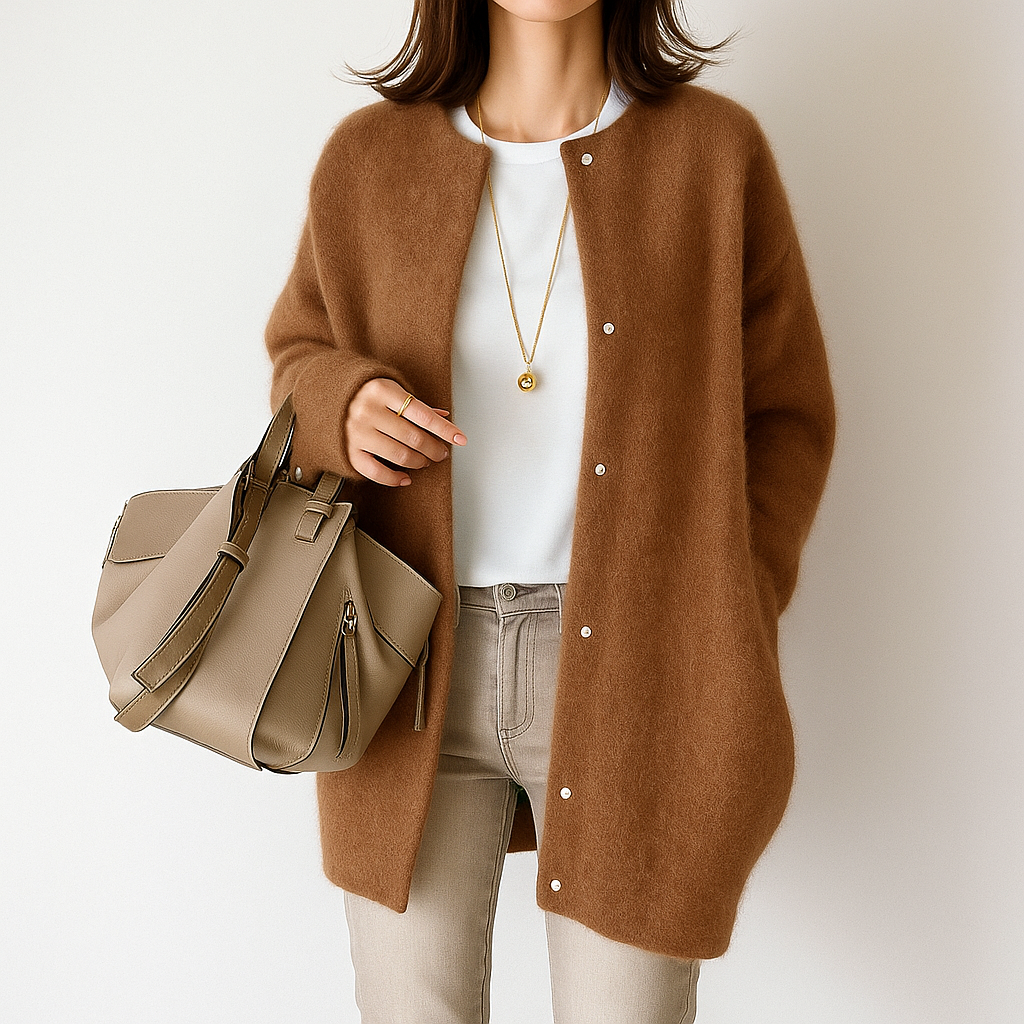Sila | Elegant Cardigan med Klassisk Design