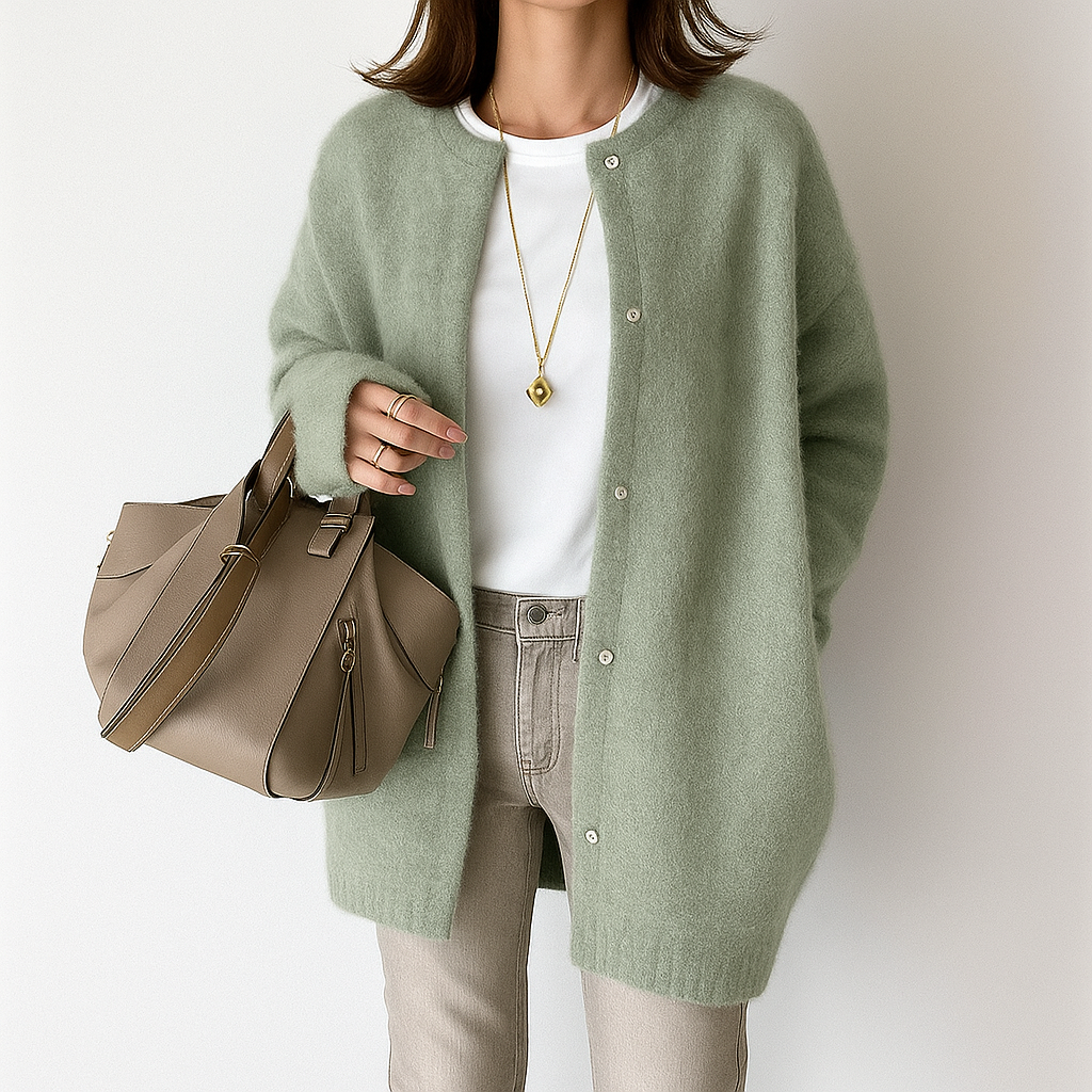Sila | Elegant Cardigan med Klassisk Design