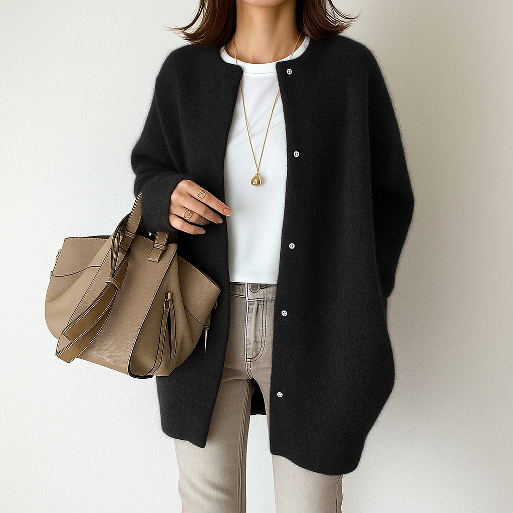 Sila | Elegant Cardigan med Klassisk Design