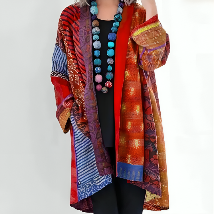 JANET | ELEGANT KNIT CARDIGAN MED TIDSLÖS MAGDEKORRIGERING