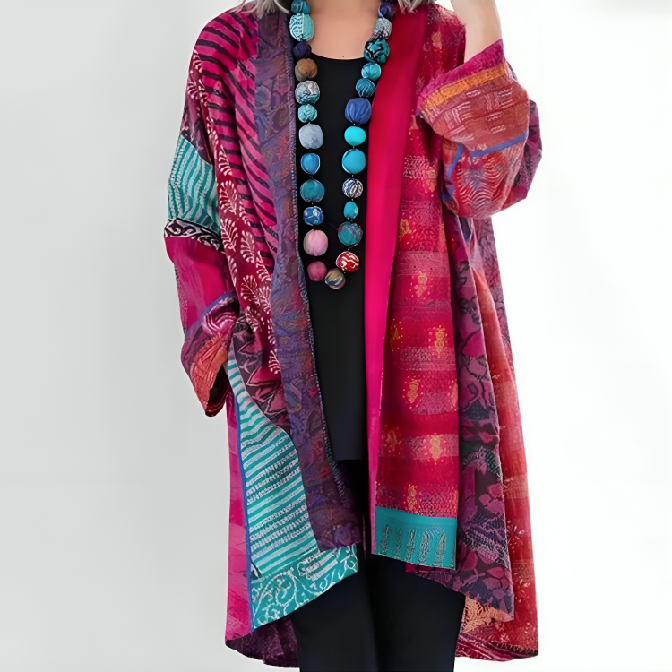 JANET | ELEGANT KNIT CARDIGAN MED TIDSLÖS MAGDEKORRIGERING