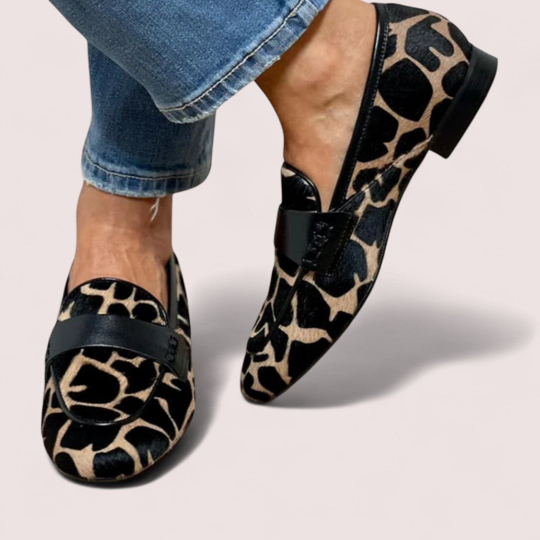 CIVILON Stockholm™ | Loafers med djurmönster