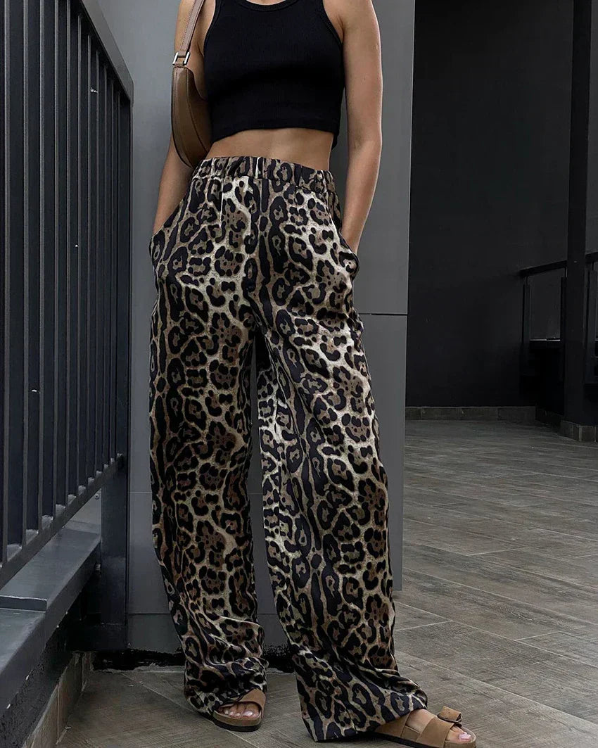 CIVILON Stockholm™ | Vida Leopardbyxor