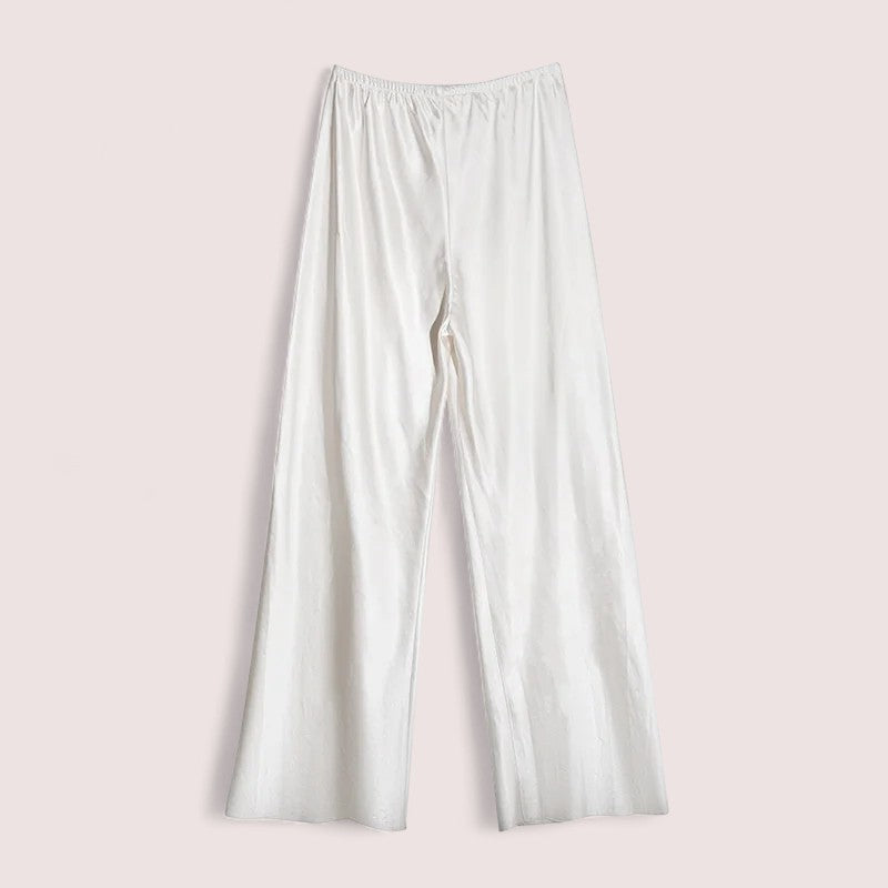 CIVILON Stockholm™ | Satin Byxor med Vid Ben