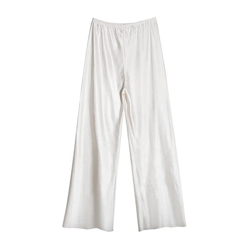 CIVILON Stockholm™ | Satin Byxor med Vid Ben