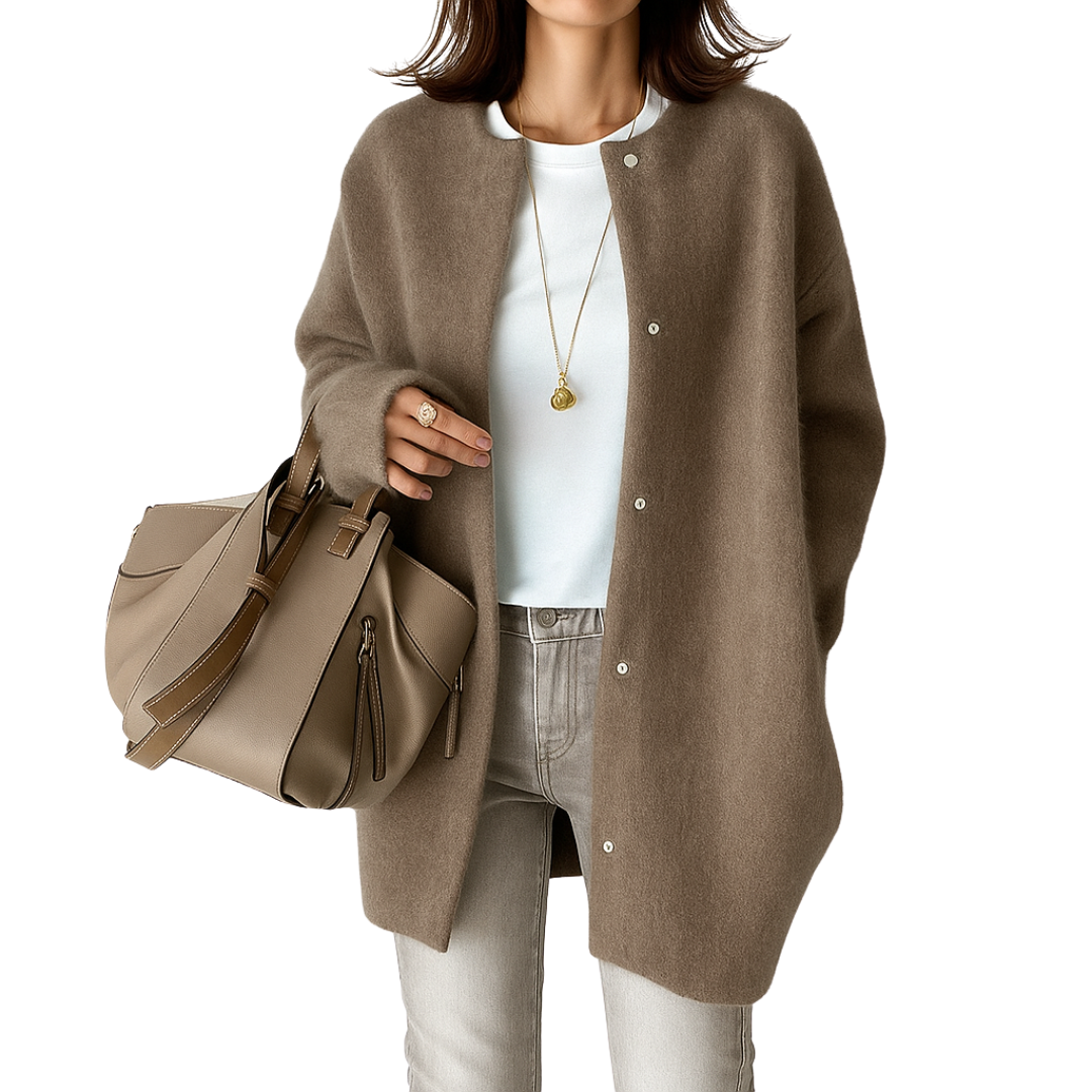 Sila | Elegant Cardigan med Klassisk Design