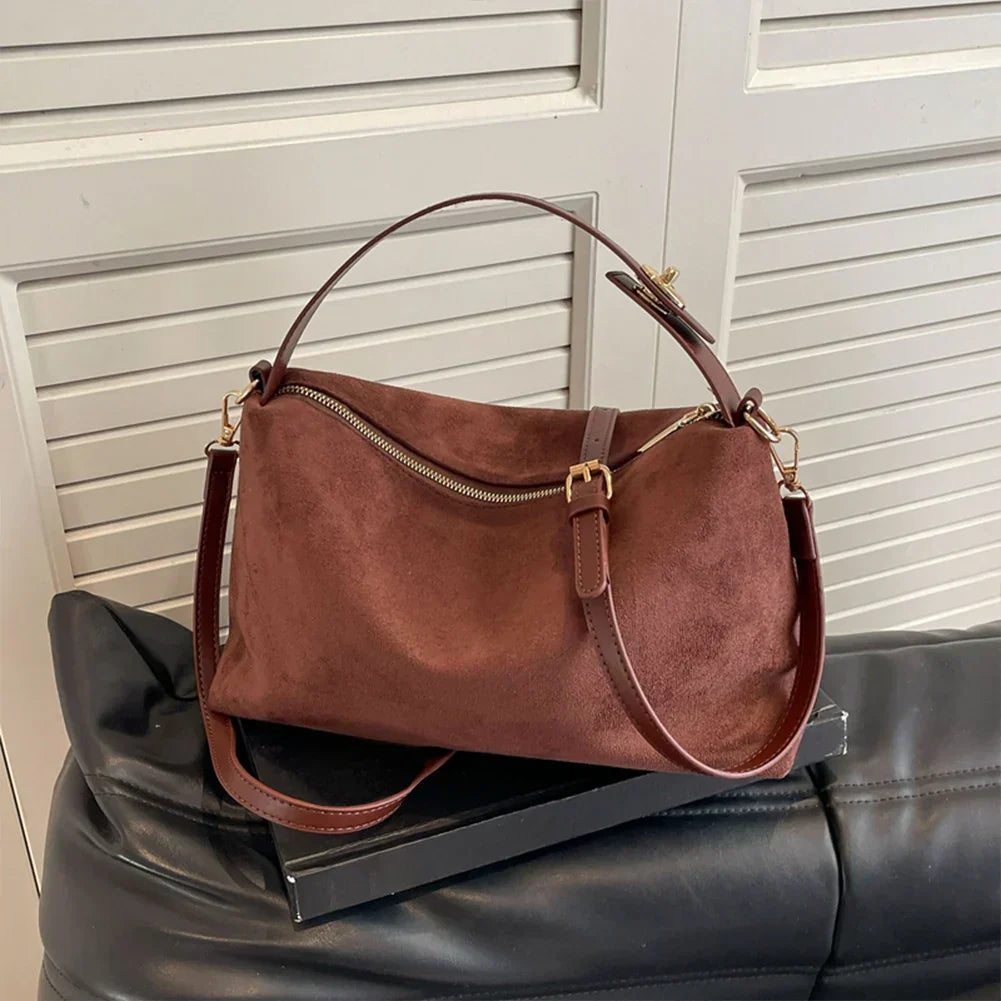 CIVILON Stockholm™ |  Lyxig Suede Handväska