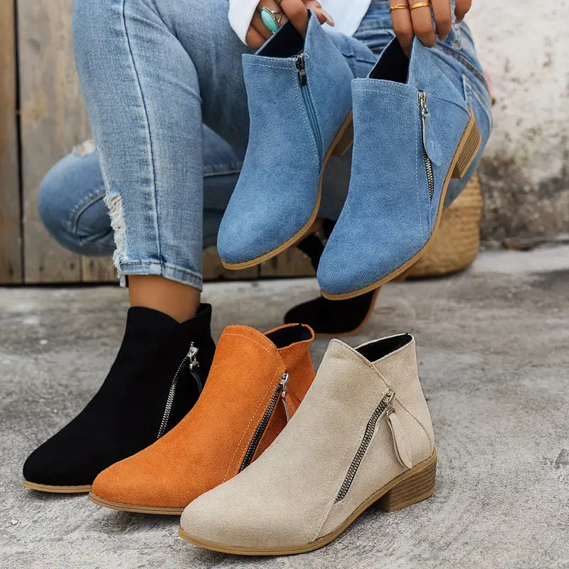 CIVILON Stockholm™ | Trendiga SUEDE Stövlar