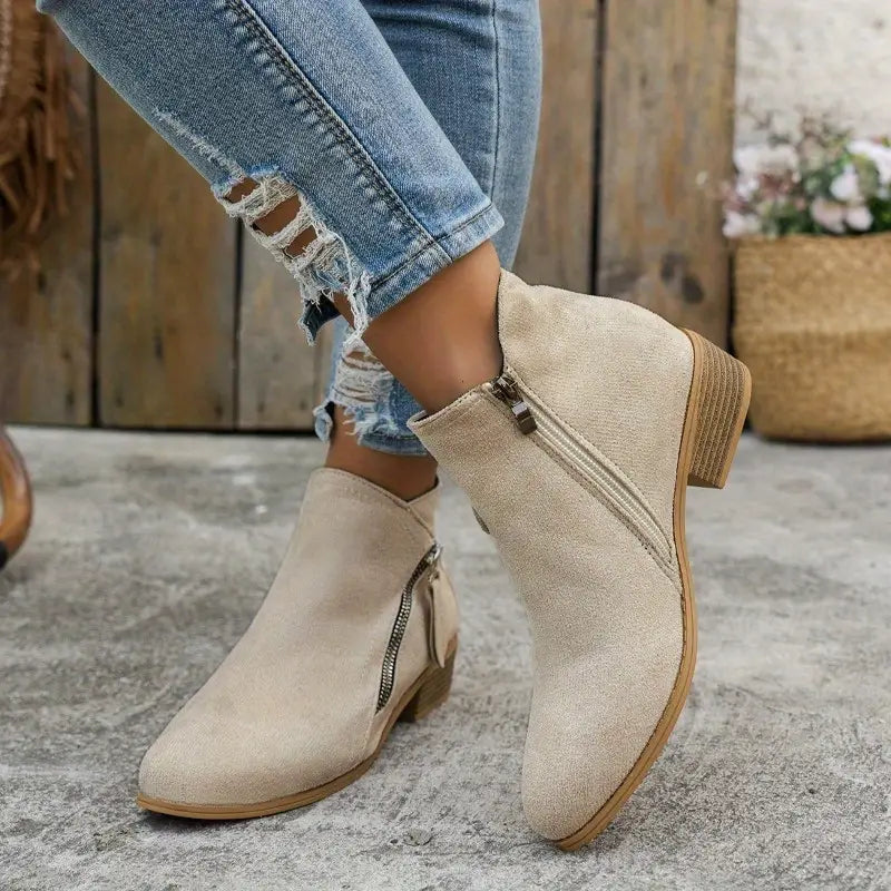 CIVILON Stockholm™ | Trendiga SUEDE Stövlar