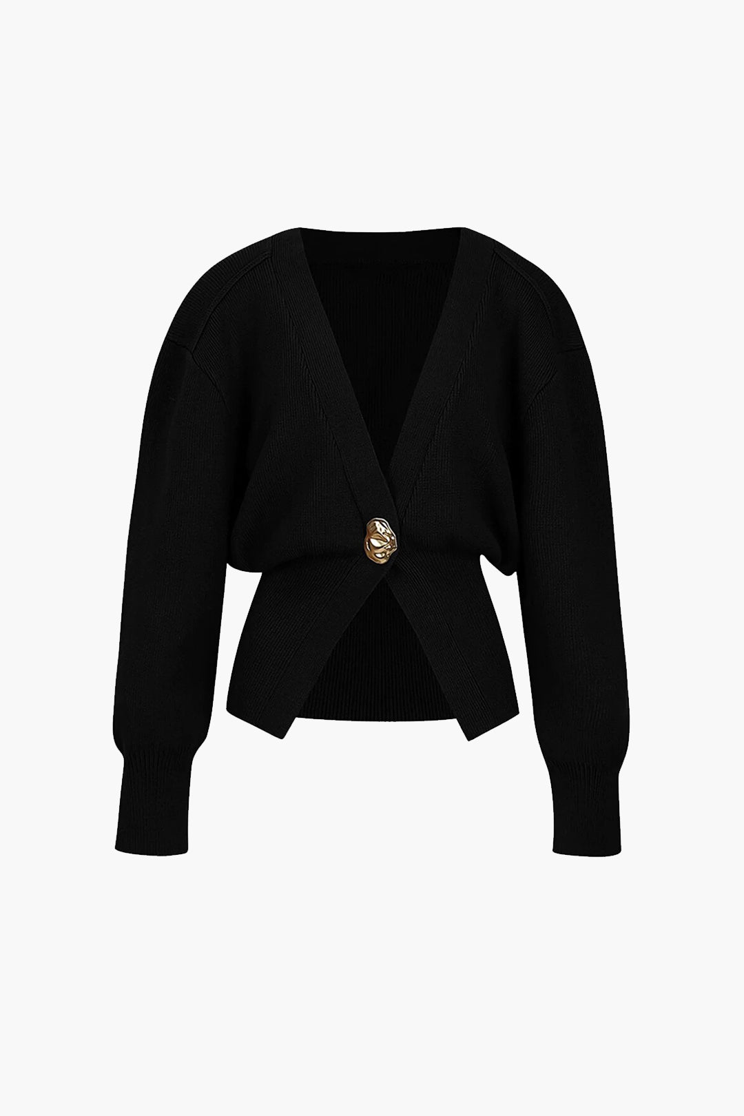 CIVILON Stockholm™ | Chique Cardigan Med Gyldna Knappar