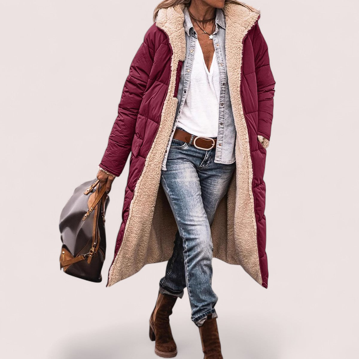 CIVILON Stockholm™ | VARM REVERSIBEL PARKA JACKA