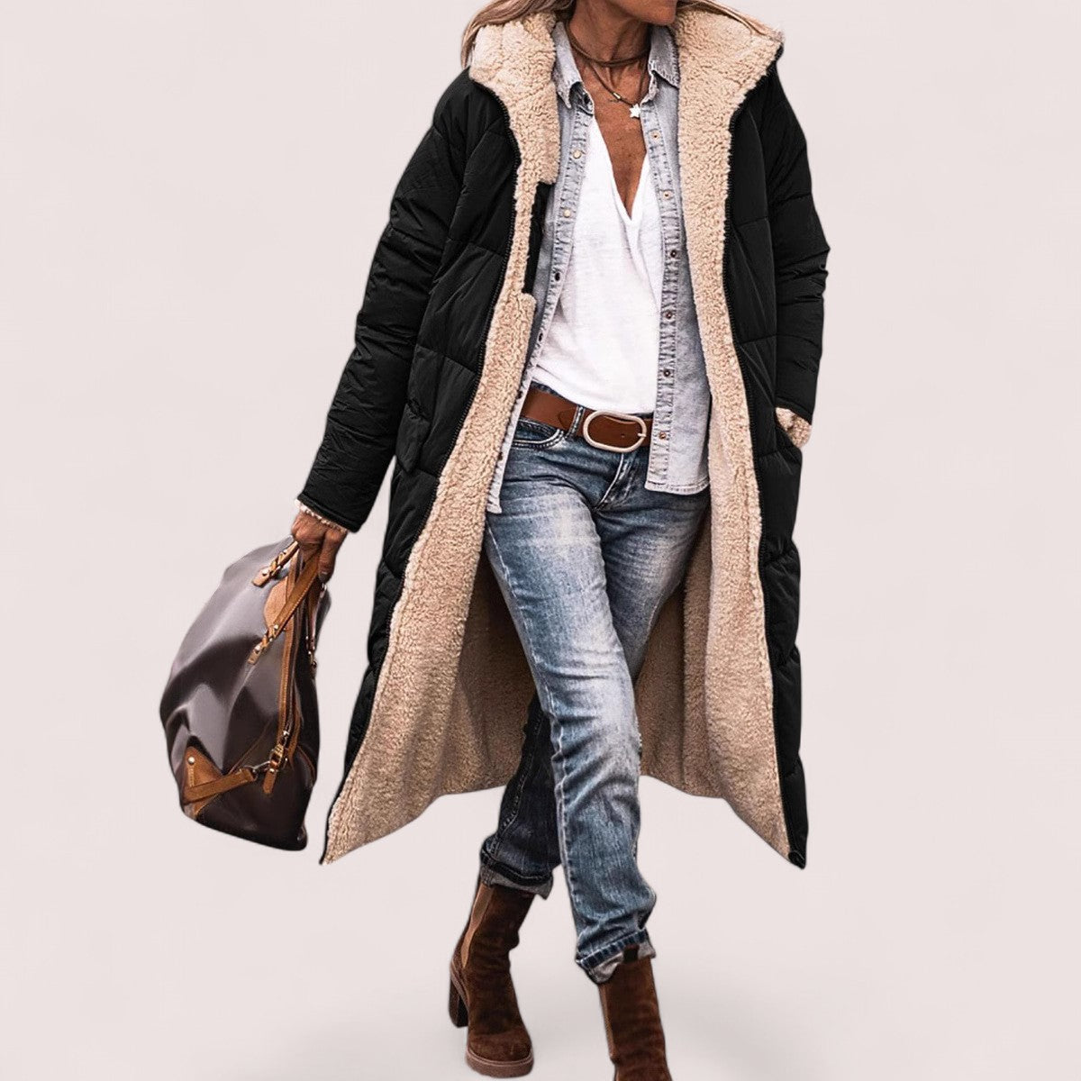 CIVILON Stockholm™ | VARM REVERSIBEL PARKA JACKA
